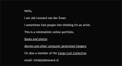 Desktop Screenshot of jobleonard.nl